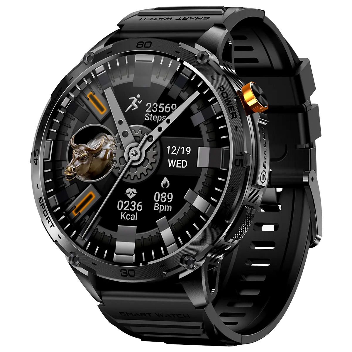 Horvano Indestructible Smartwatch, Black